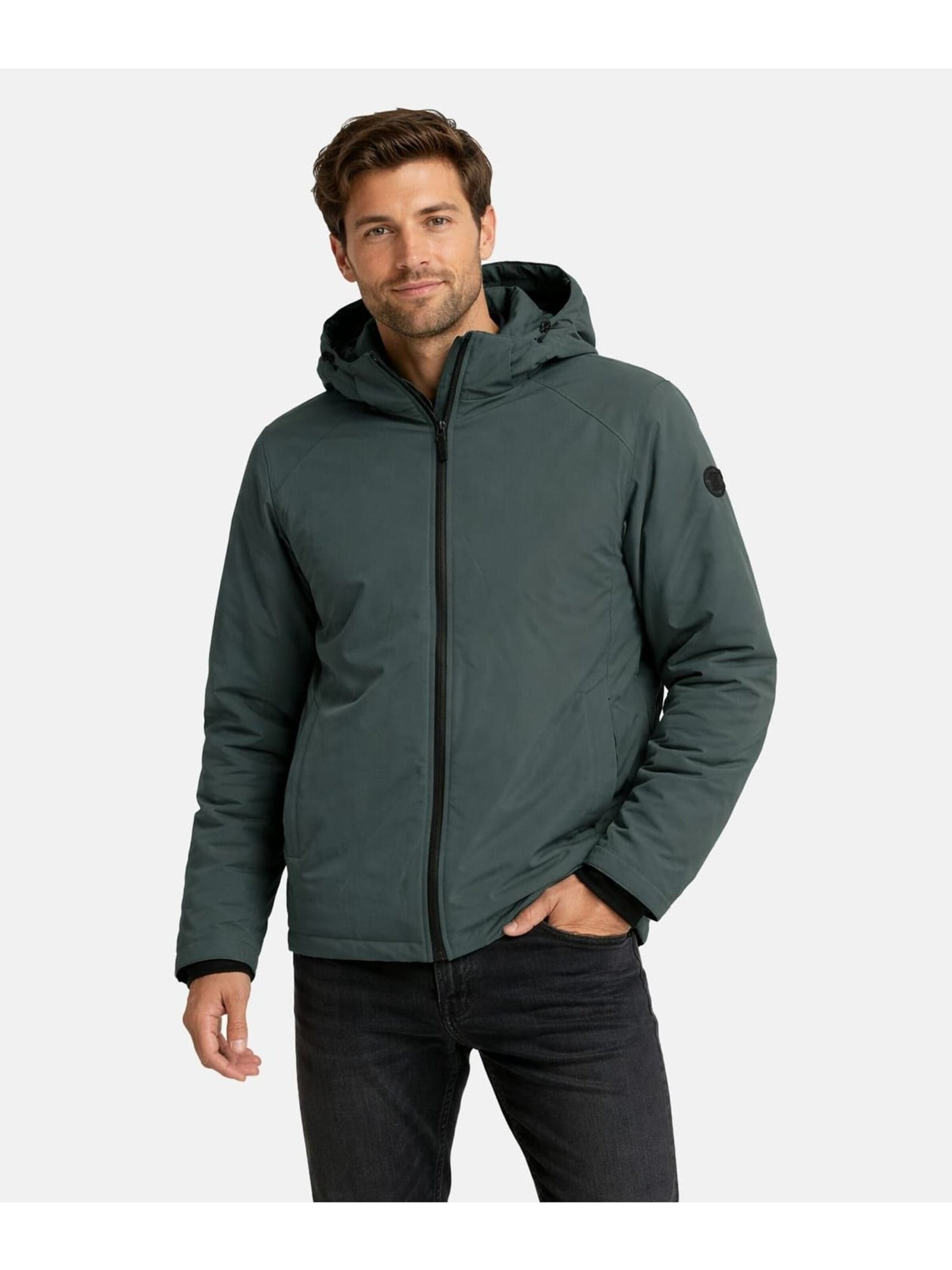 CARS Winterjas 'Howham' in Groen