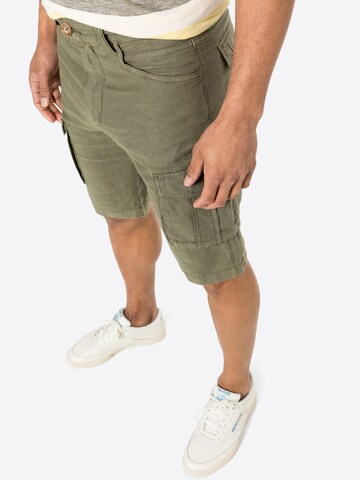 Regular Pantalon cargo !Solid en vert
