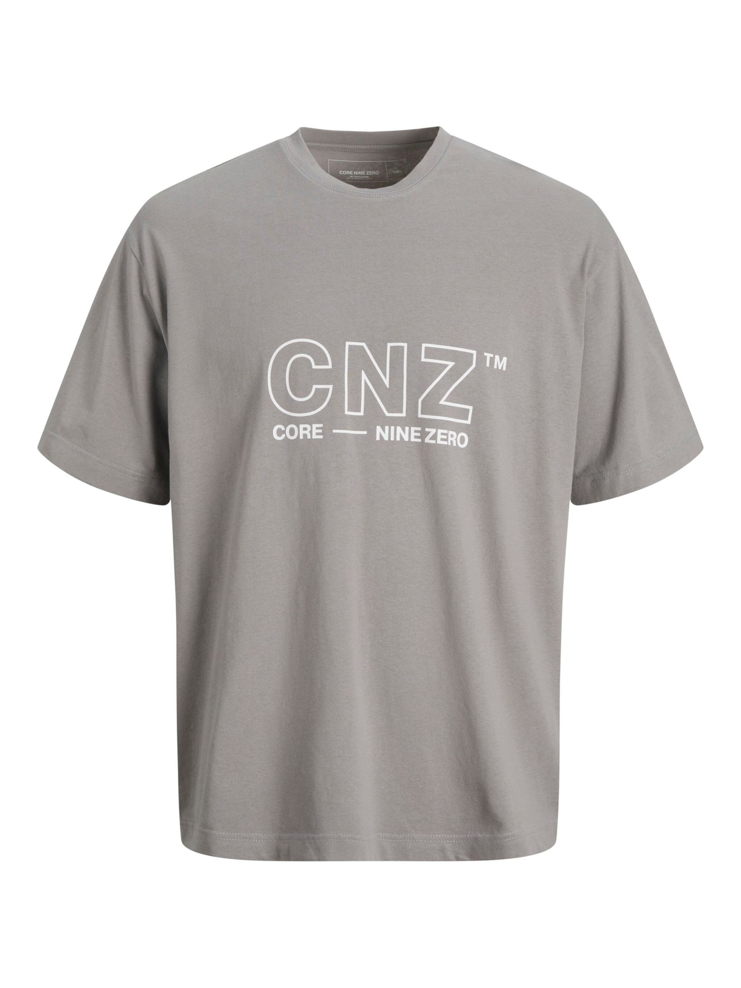 T-Shirt 'CNZ' JACK & JONES en gris : devant