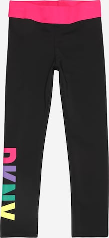 DKNY - Leggings en negro: frente
