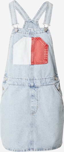 Tommy Jeans Sukňa na traky - svetlomodrá / krvavo červená / biela, Produkt