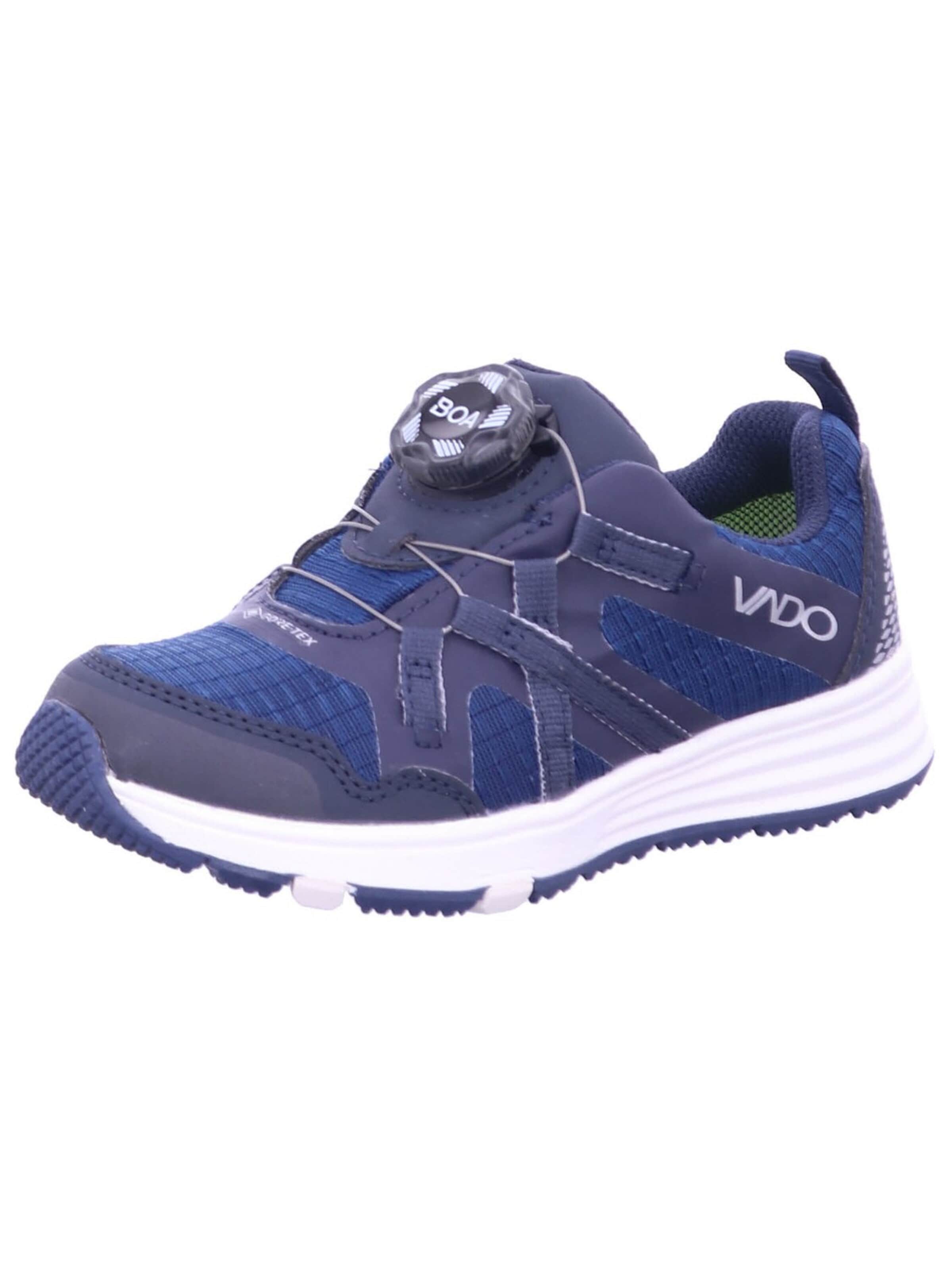 Sneaker 'Sneaker Jungen 53301 111 Kunststoff (Synthetik) in blau' di Vado in blu: frontale