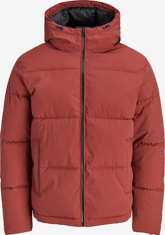 JACK & JONES Winterjas 'JJGALAXY' in Bruin: voorkant