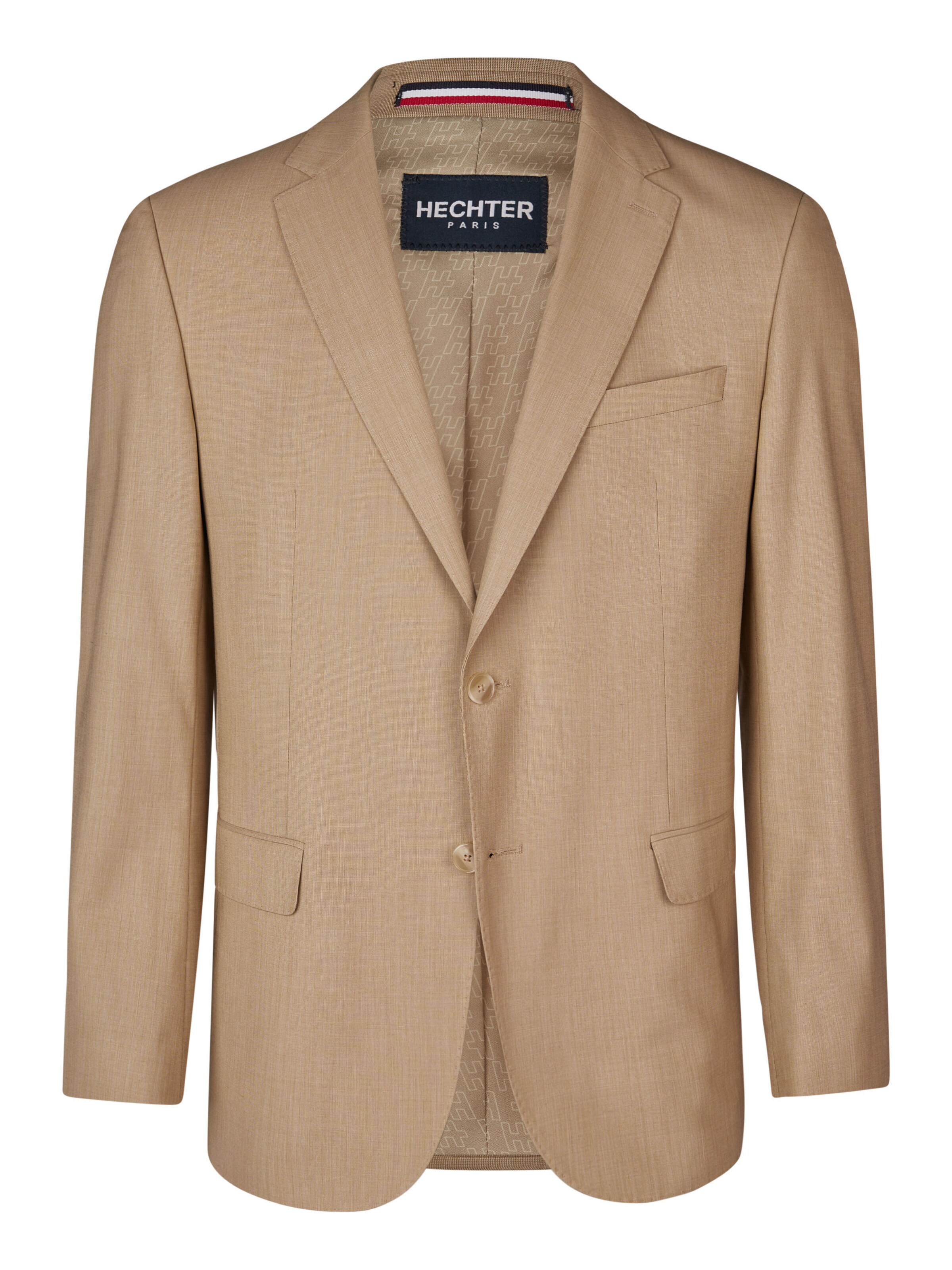 HECHTER PARIS Regular fit Business-colbert in Bruin: voorkant