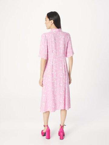 Y.A.S Платье-рубашка 'Telli' в Ярко-розовый