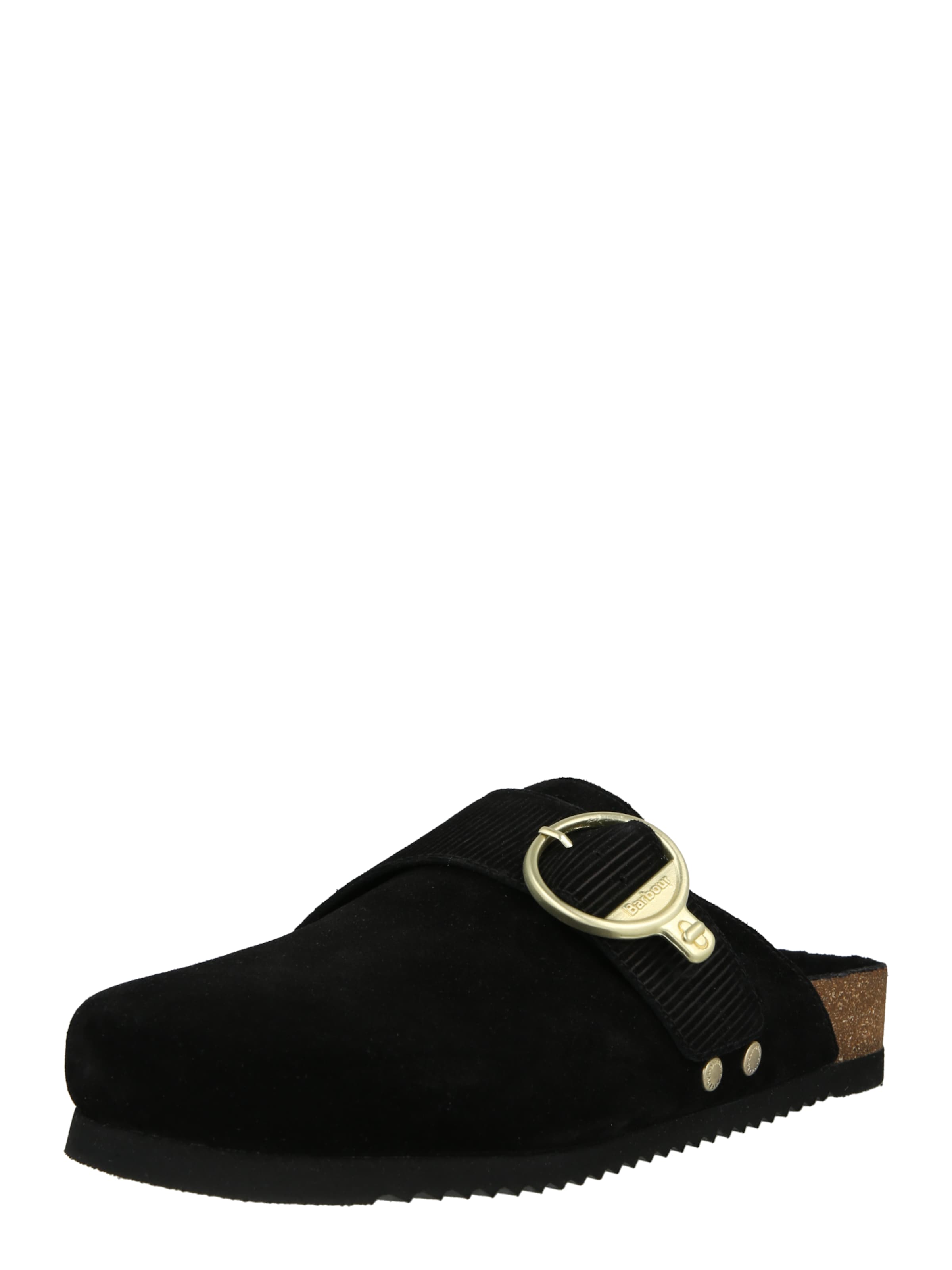 Mule 'Kyra' Barbour en noir : devant