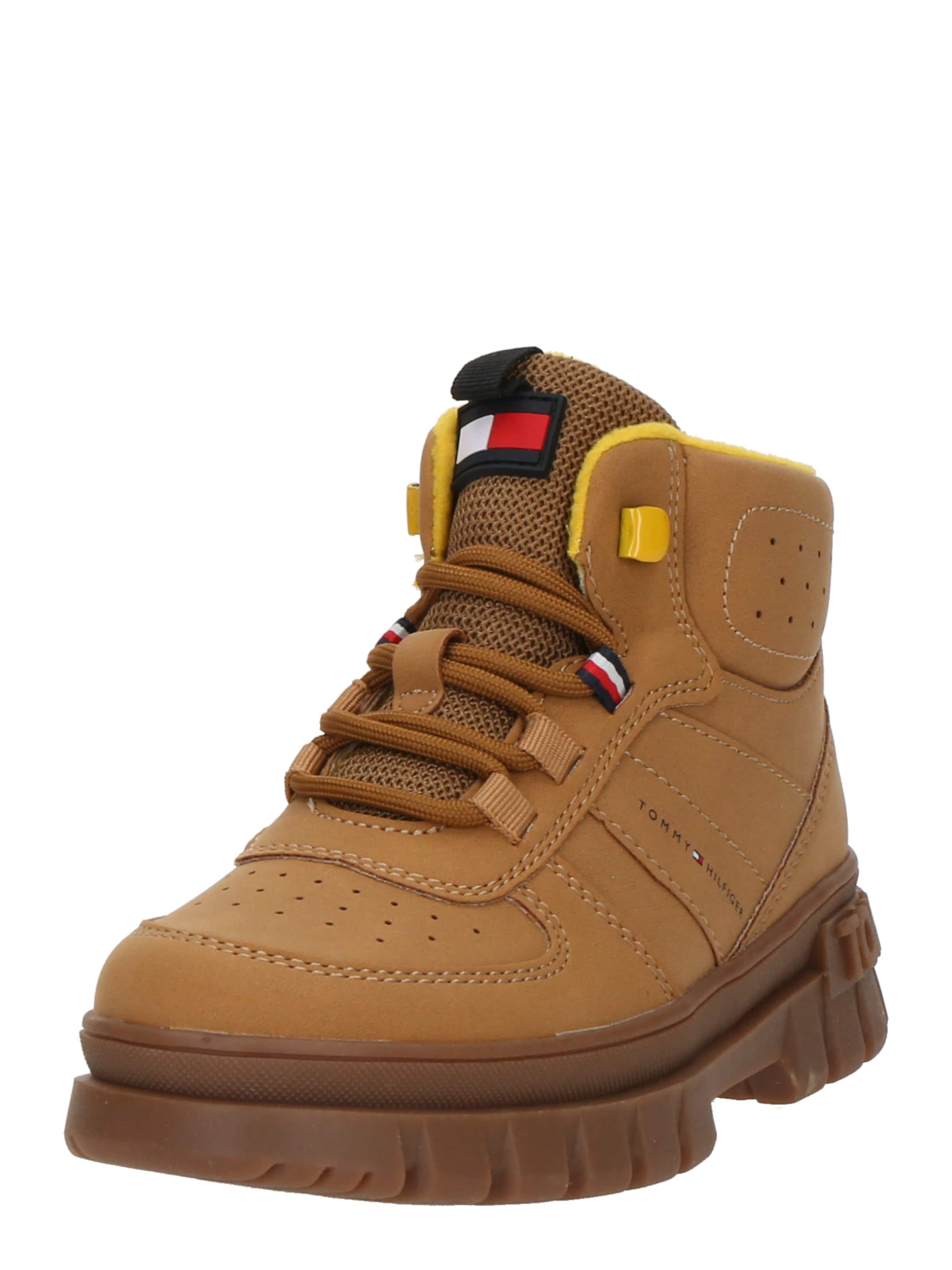 TOMMY HILFIGER Ботуши в кафяво: отпред