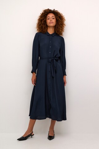 Kaffe Blusenkleid 'Emine' in Blau: Vorderseite