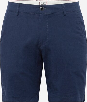 JACK & JONES Chino kalhoty 'DAVE' – modrá: přední strana