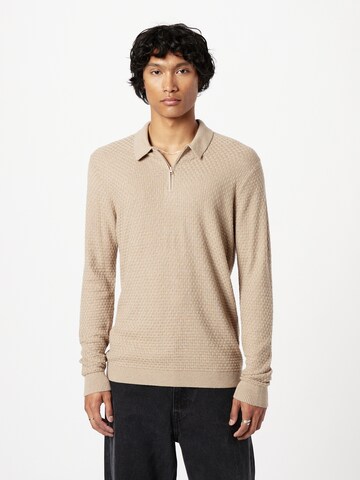 HOLLISTER Sweater 'SWOLO' in Brown: front