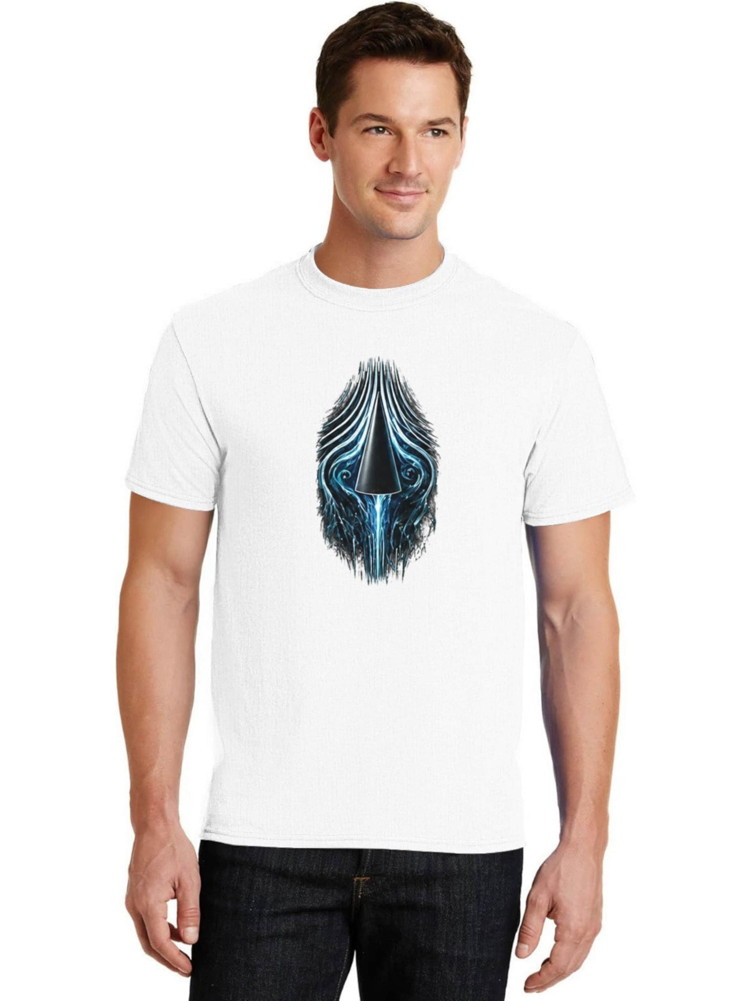 HUSKSWARE Shirt 'Grafik'‌‌‌ in Weiß: Vorderseite