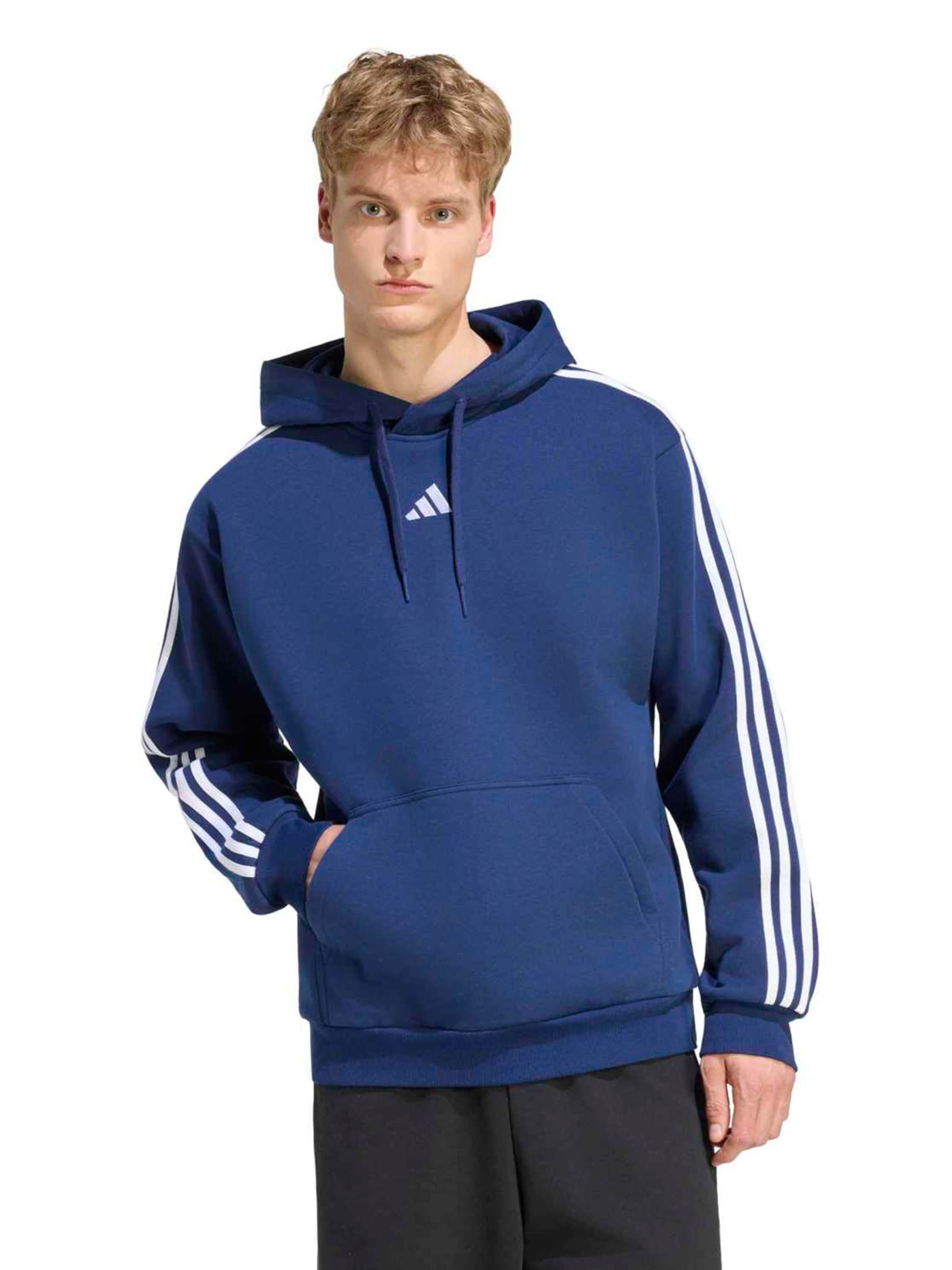 Felpa sportiva di ADIDAS SPORTSWEAR in blu: frontale
