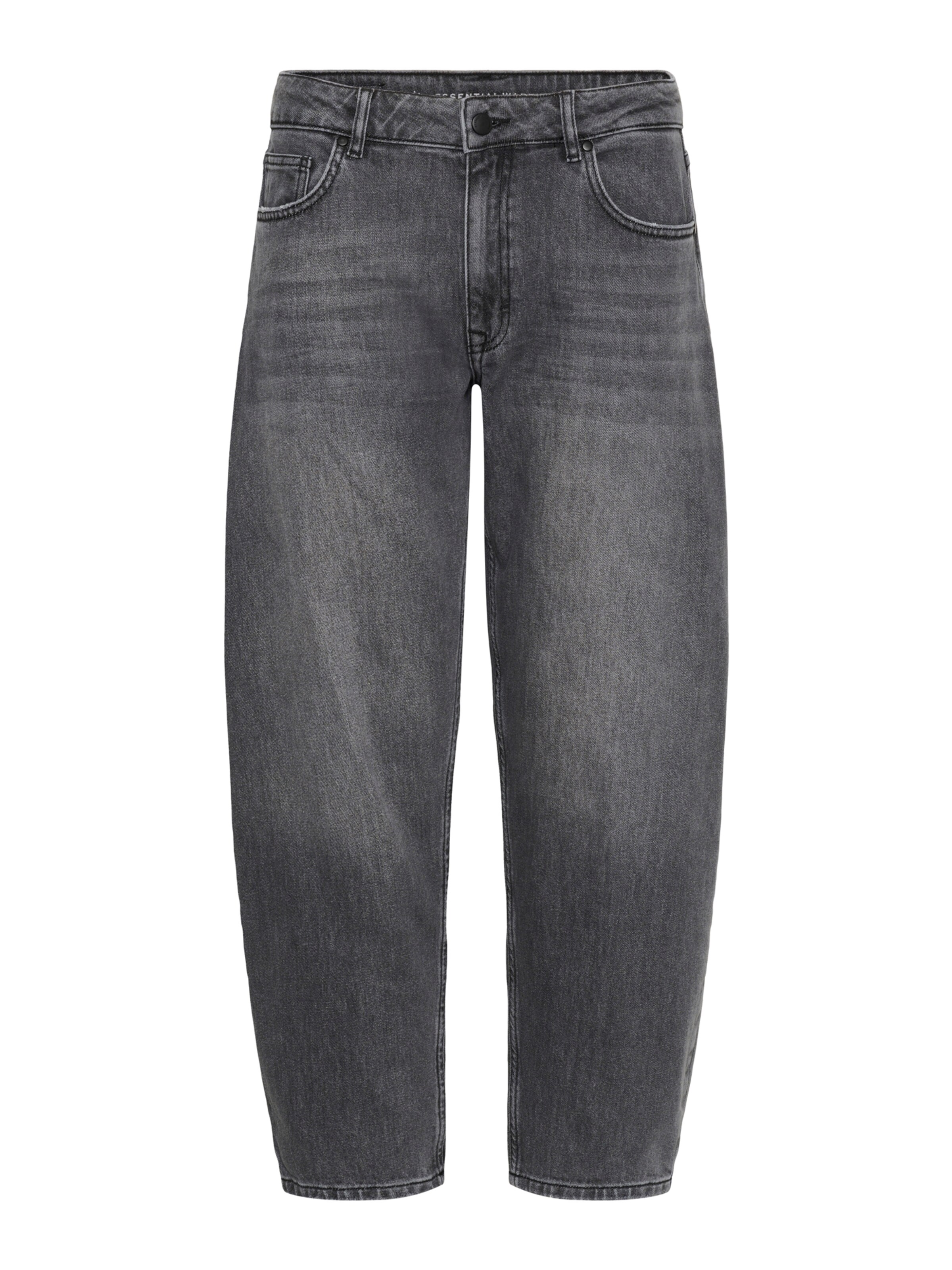 My Essential Wardrobe Loosefit Farkut värissä harmaa: etupuoli