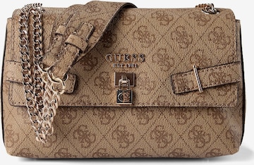 Sac bandoulière 'Yesba' GUESS en marron : devant