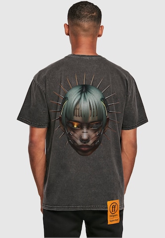 T-Shirt 'Spike Girl' Forgotten Faces en noir : devant