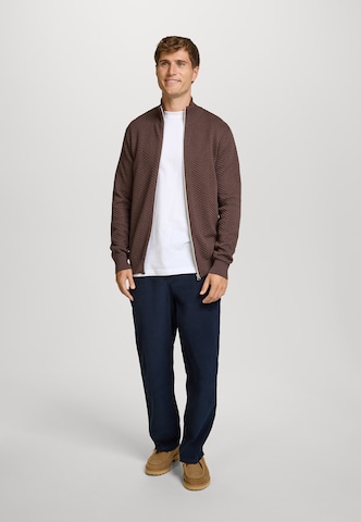 Kronstadt Gebreid vest 'Carlo' in Bruin