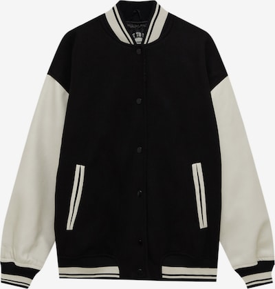 Pull&Bear Between-season jacket in Cream / Black, Item view