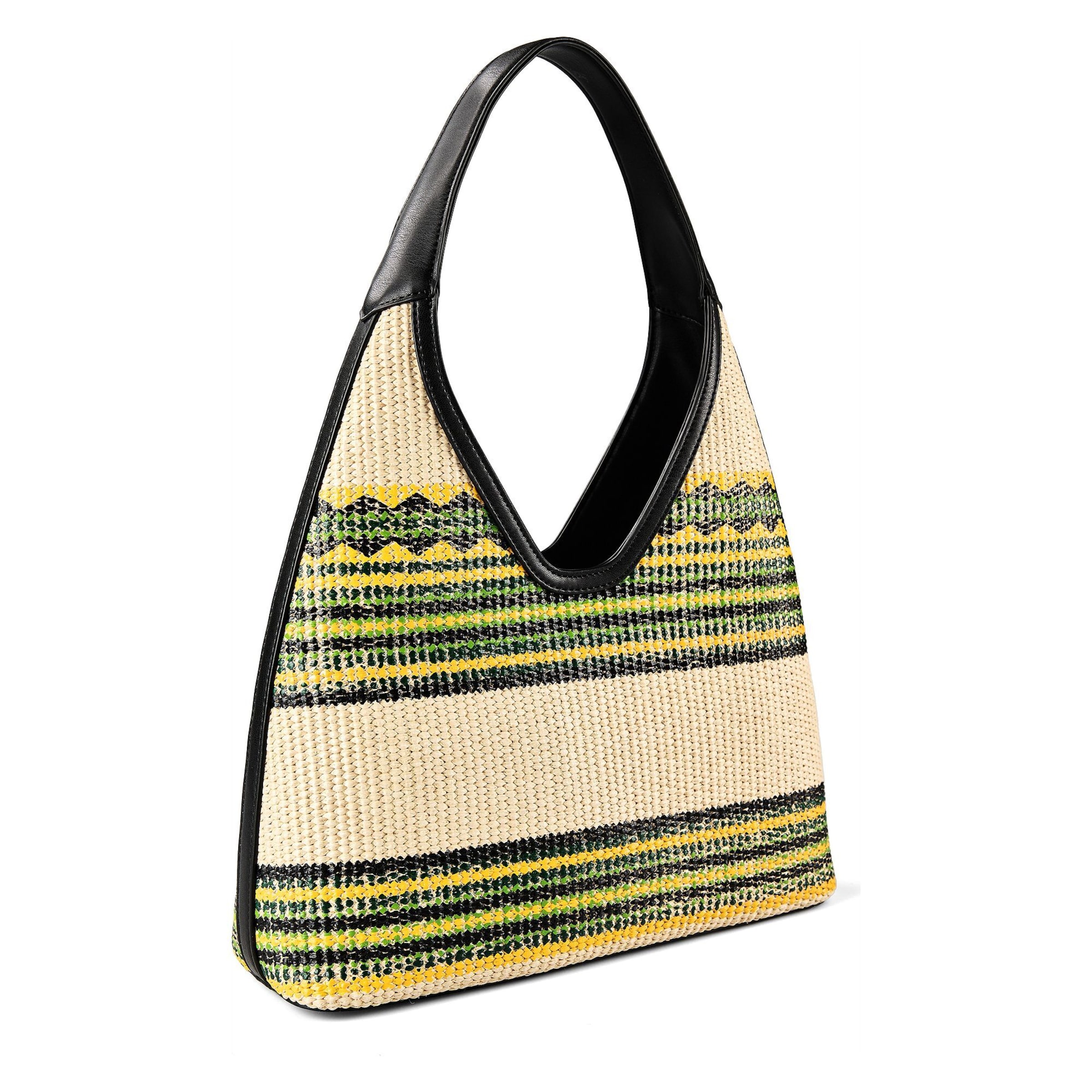 Sac bandoulière 'Sunset Stripes' Love Moschino en vert