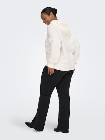 ONLY Carmakoma Sweatshirt 'CARNoli' i hvid