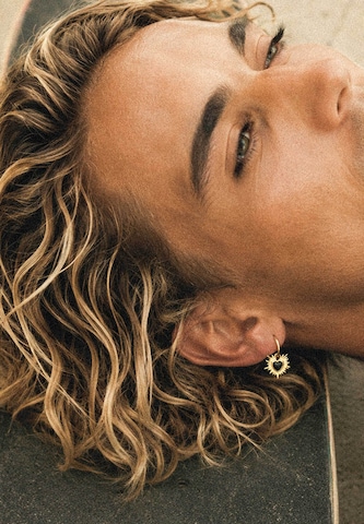 Boucles d'oreilles Haze&Glory en or : devant