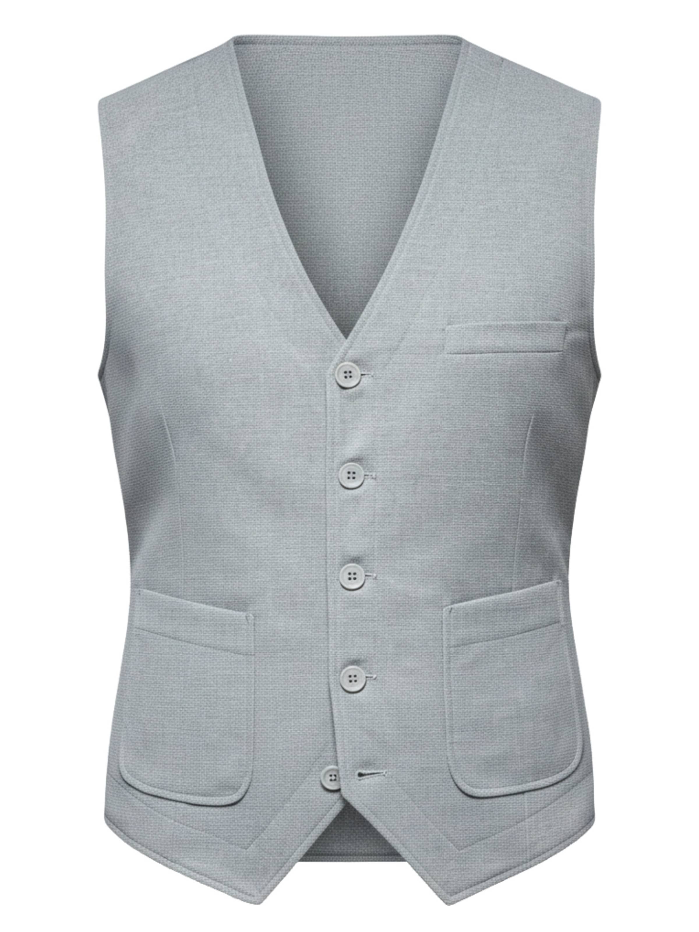 Ombre Bodywarmer in Grijs: voorkant