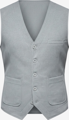 Ombre Bodywarmer in Grijs: voorkant