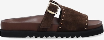VENEZIA Mules 'Venezia' in Brown: front