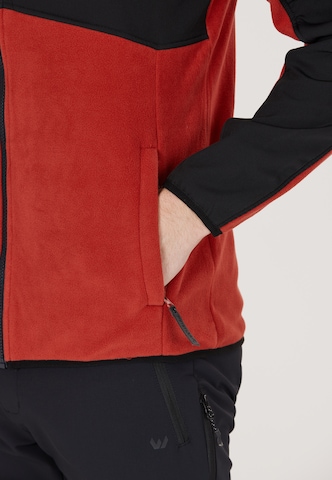 Whistler Athletic Fleece Jacket 'Evo' in Red