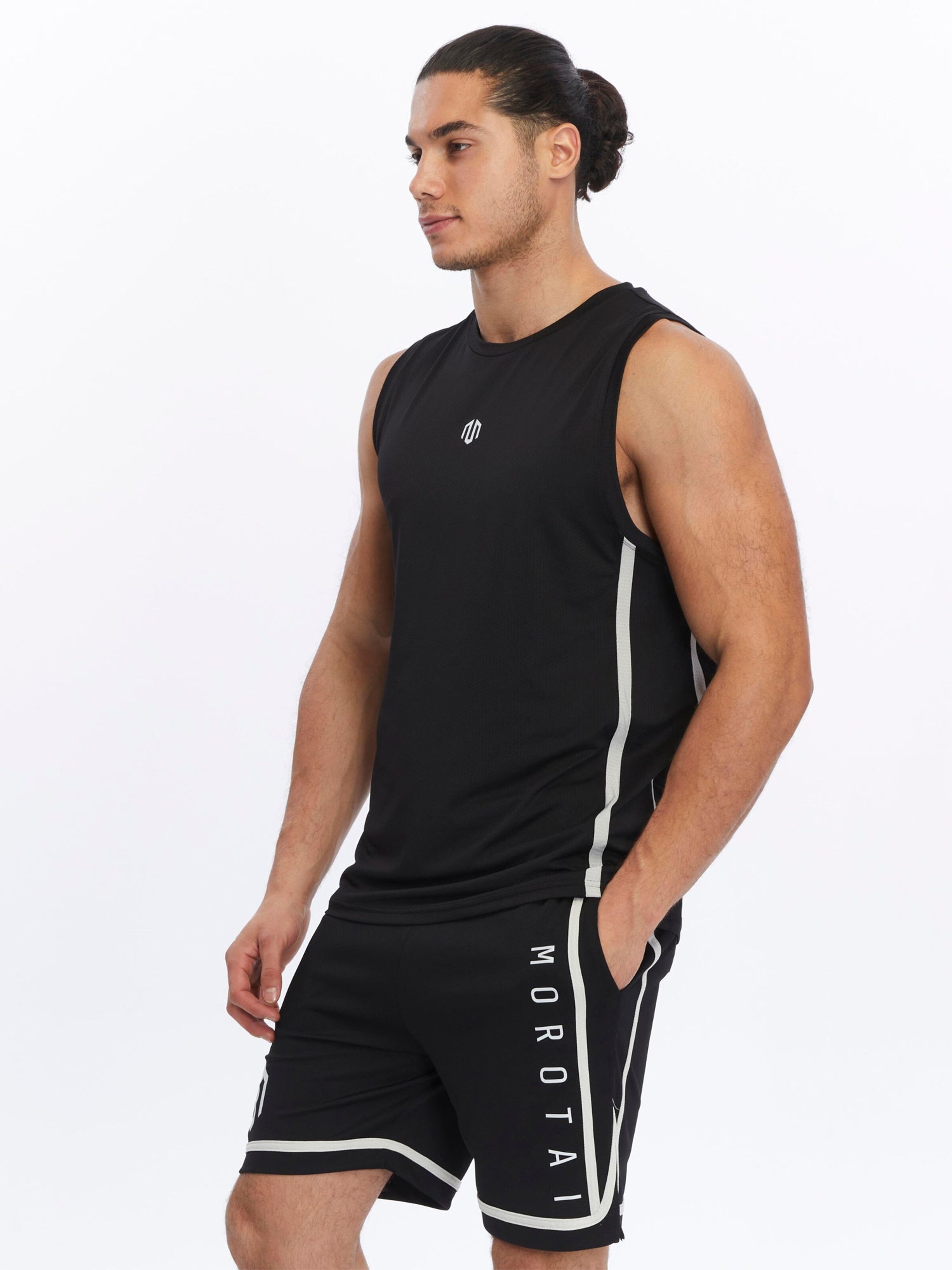 MOROTAI Funktionsshirt 'KANSEI CHROME'‌‌‌‌‌‌‌‌‌ in Schwarz