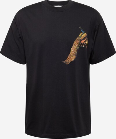 Soulland T-Shirt 'Kai' en bleu roi / marron / noir / blanc, Vue avec produit