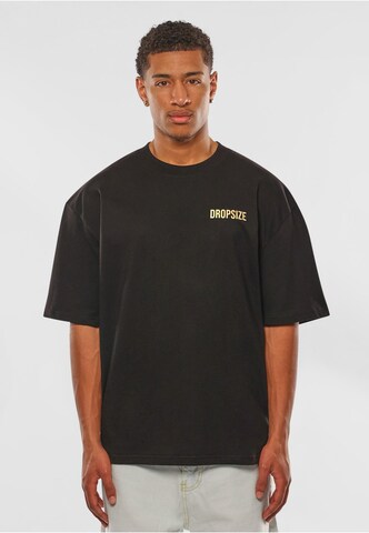 Dropsize T-Shirt 'Rise Above' in Schwarz: Vorderseite