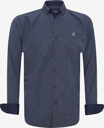 Sir Raymond Tailor Regular fit Button Up Shirt 'Dinant' in Blue: front