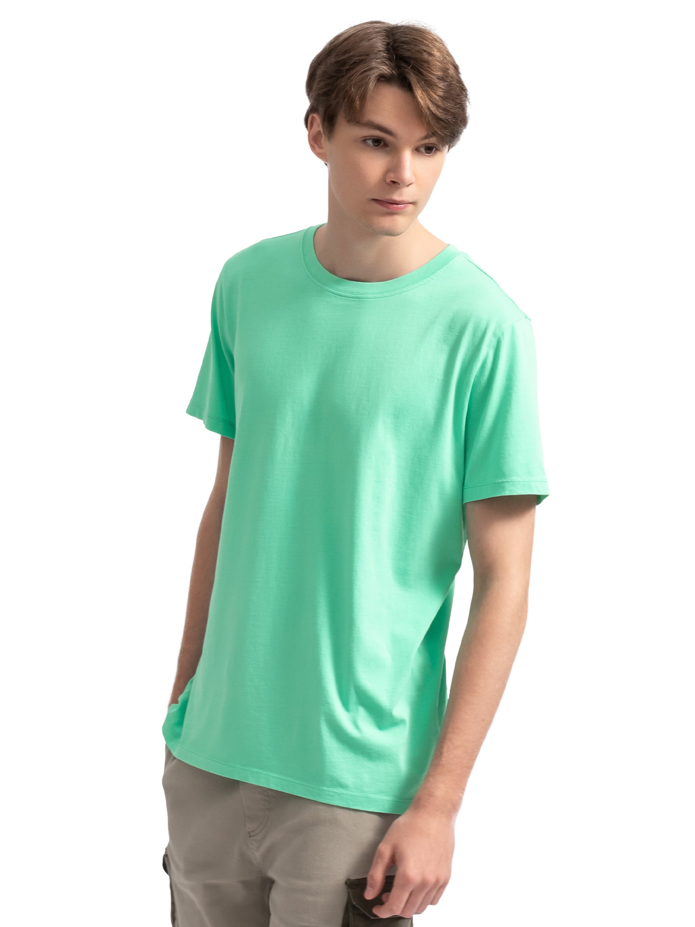 T-Shirt 'Asphalt' Kaft en vert : devant