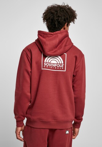 SOUTHPOLESweater majica - crvena boja: prednji dio