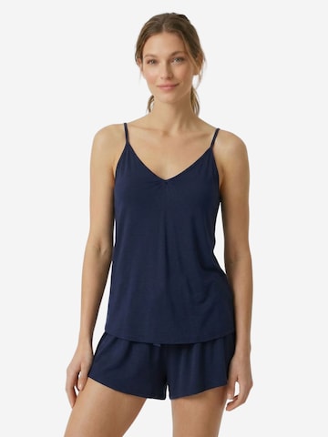 Myjama Slaapshirt 'Ciara' in Blauw: voorkant