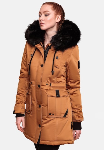 NAVAHOO Winter parka 'Luluna' in Brown