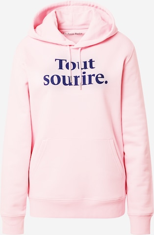 Les Petits Basics Tréning póló 'Tout Sourire' - rózsaszín: elől