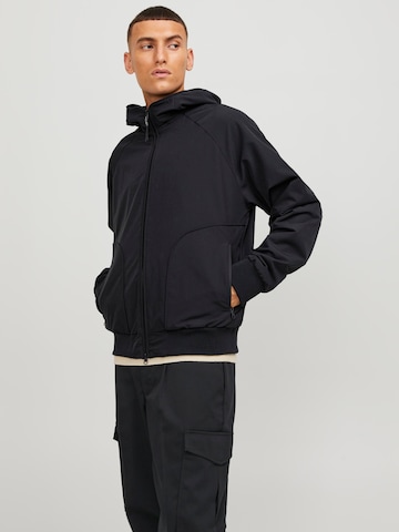 JACK & JONES Between-Season Jacket 'TRACK' in Black