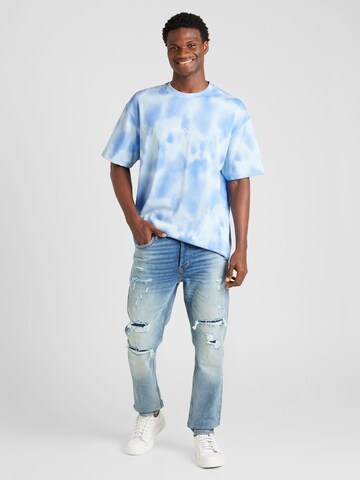 T-Shirt 'Dielo' HUGO en bleu