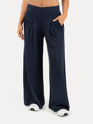 Smilodox Wide Leg Hose 'Vanea' in Blau: Vorderseite