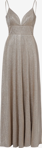 Unique Abendkleid in Beige: predná strana