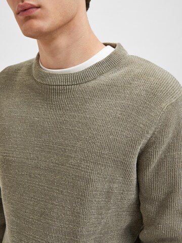 SELECTED HOMME Sweater 'Rodney' in Grey