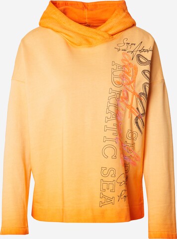 Sweat-shirt Soccx en orange : devant