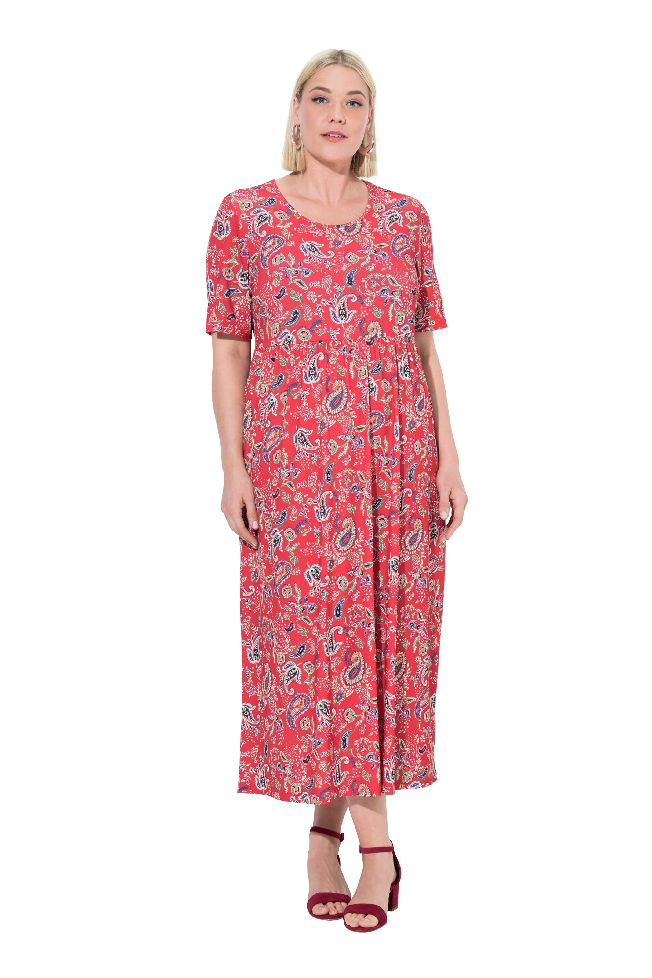 Ulla Popken Dress in Red: front