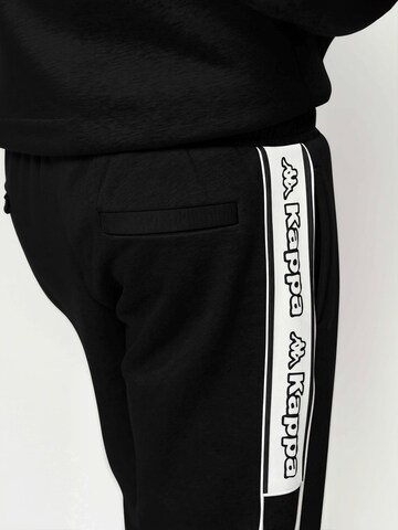 KAPPA - regular Pantalón ' Logo Iomise ' en negro: lado