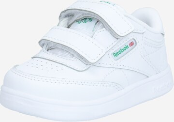 Baskets 'Club C' Reebok en blanc : devant