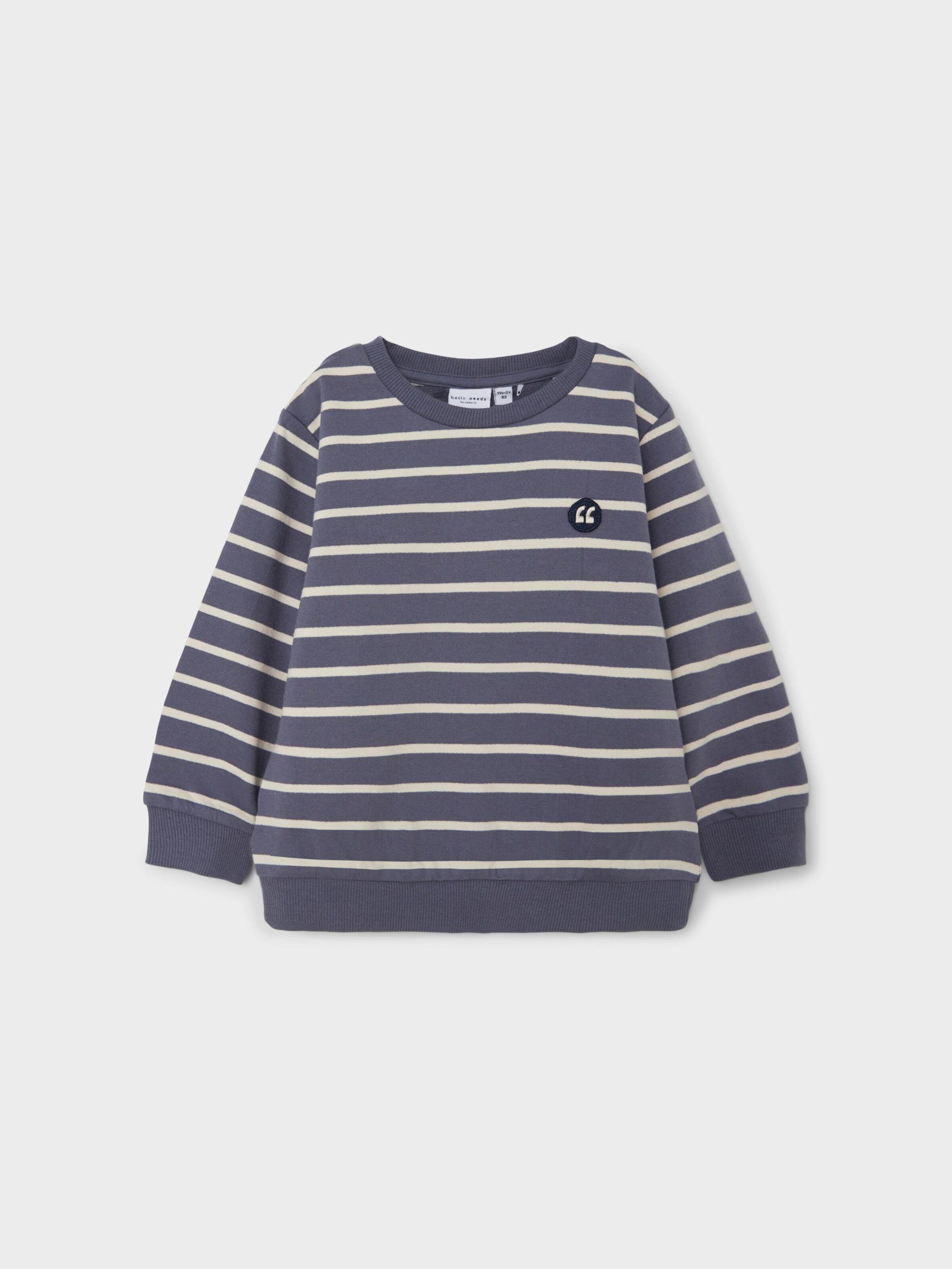 Kinder Kids (Gr. 92-140) NAME IT Sweatshirt 'VIFELIX' in Marine - AY52076 Kinder Kids (Gr. 92-140) NAME IT Sweatshirt 'VIFELIX' in Marine - AY52076