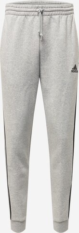 Effilé Pantalon de sport ADIDAS SPORTSWEAR en gris : devant