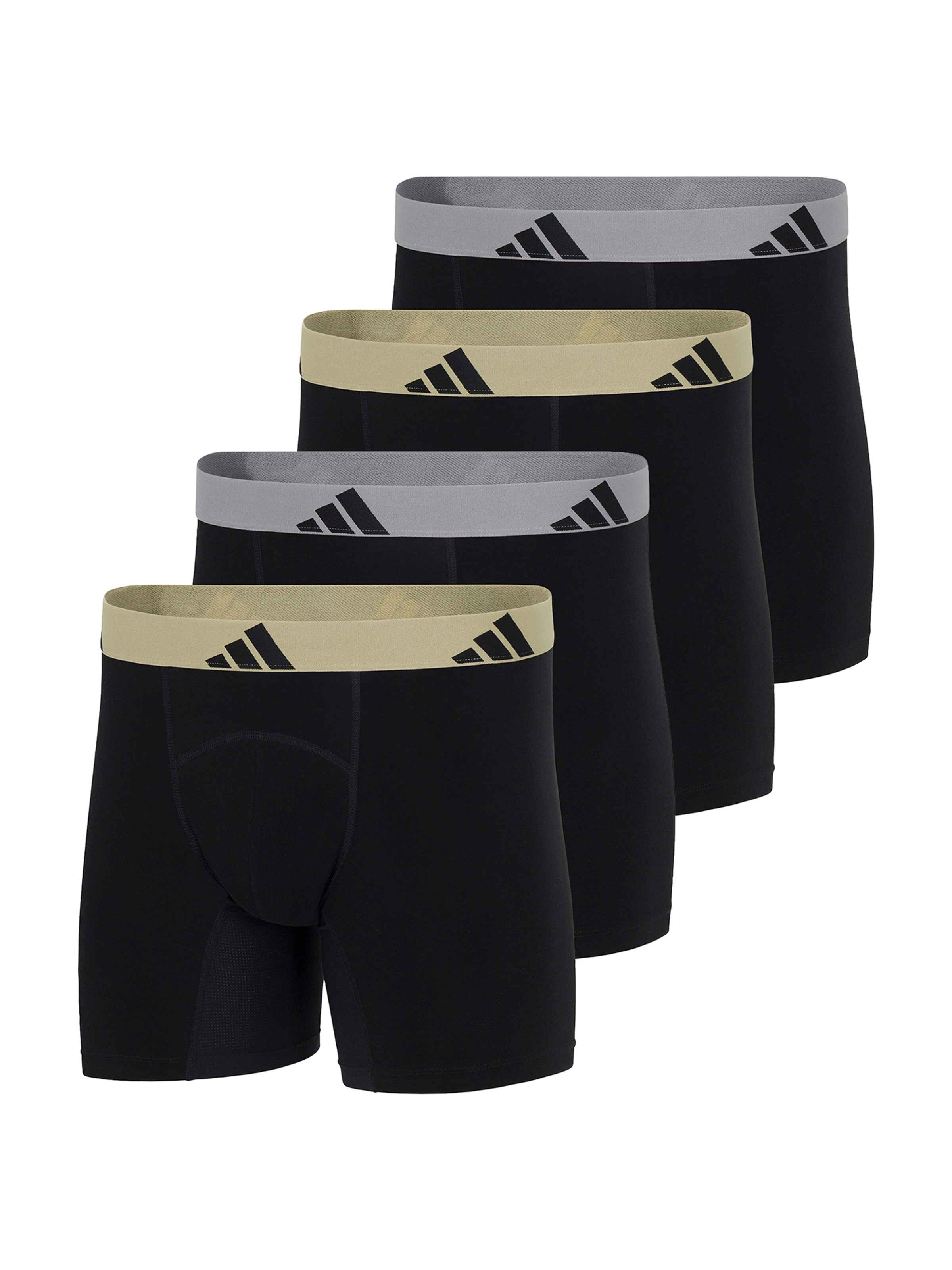 ADIDAS SPORTSWEAR Long Boxer ' Active Flex Ergonomic ' in Schwarz: Vorderseite