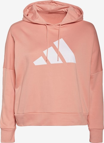 ADIDAS PERFORMANCE - Sweatshirt de desporto em rosa: frente